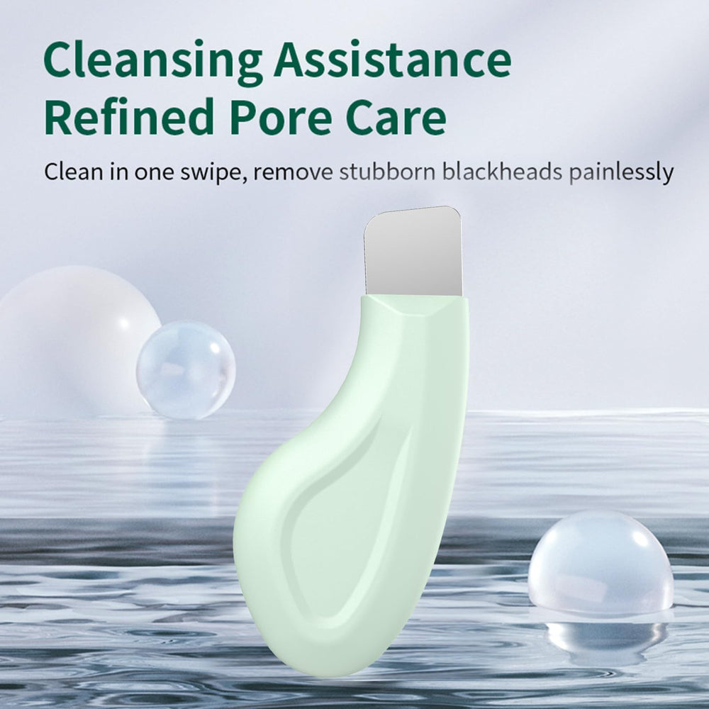 Vangines face spatula close-up in green highlights non-slip grip