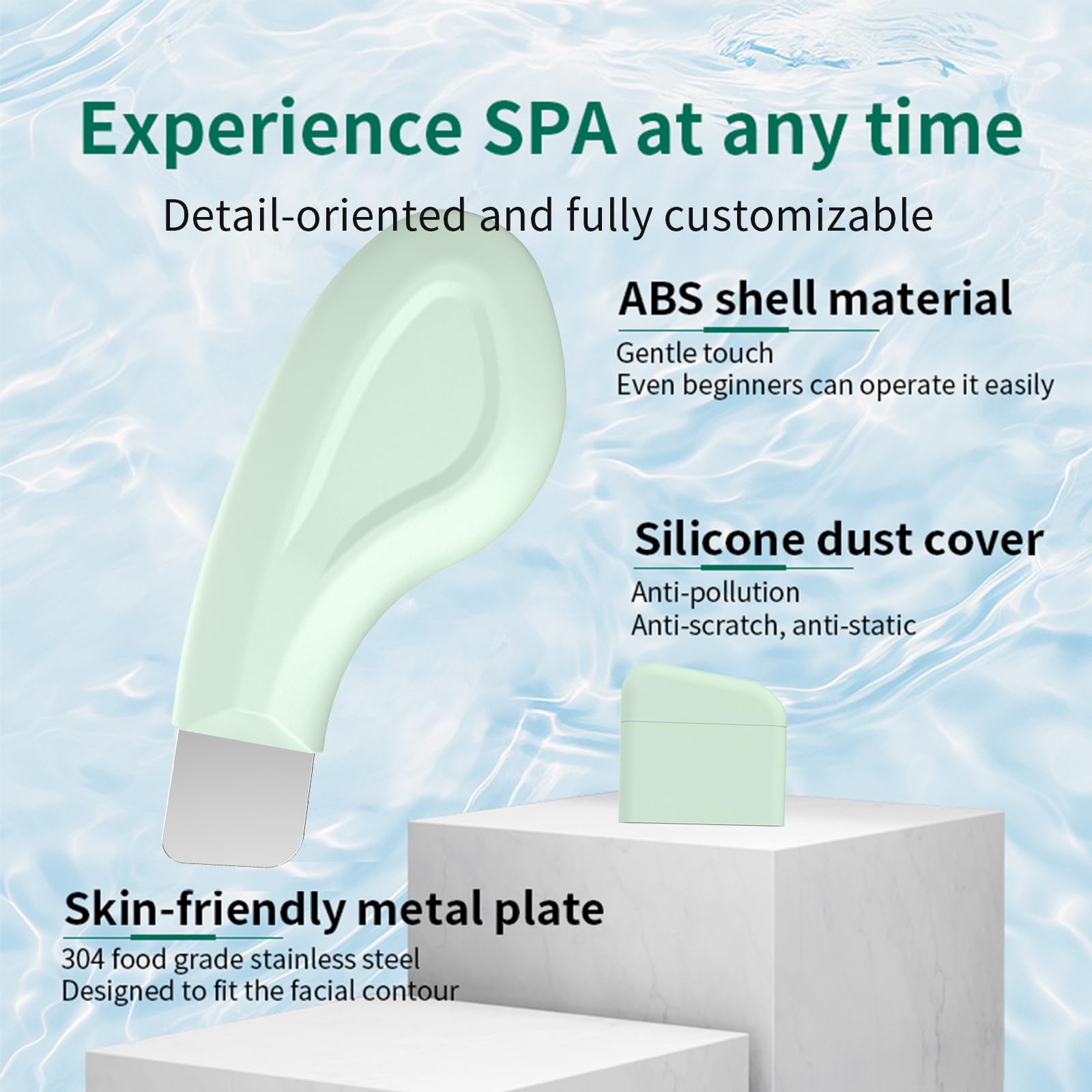 Vangines skin scrubber removes dirt and dead skin gently