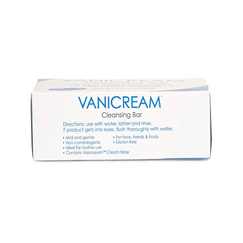 Vanicream Cleansing Bar dermatologist-tested reassurance for sensitive-skin users.
