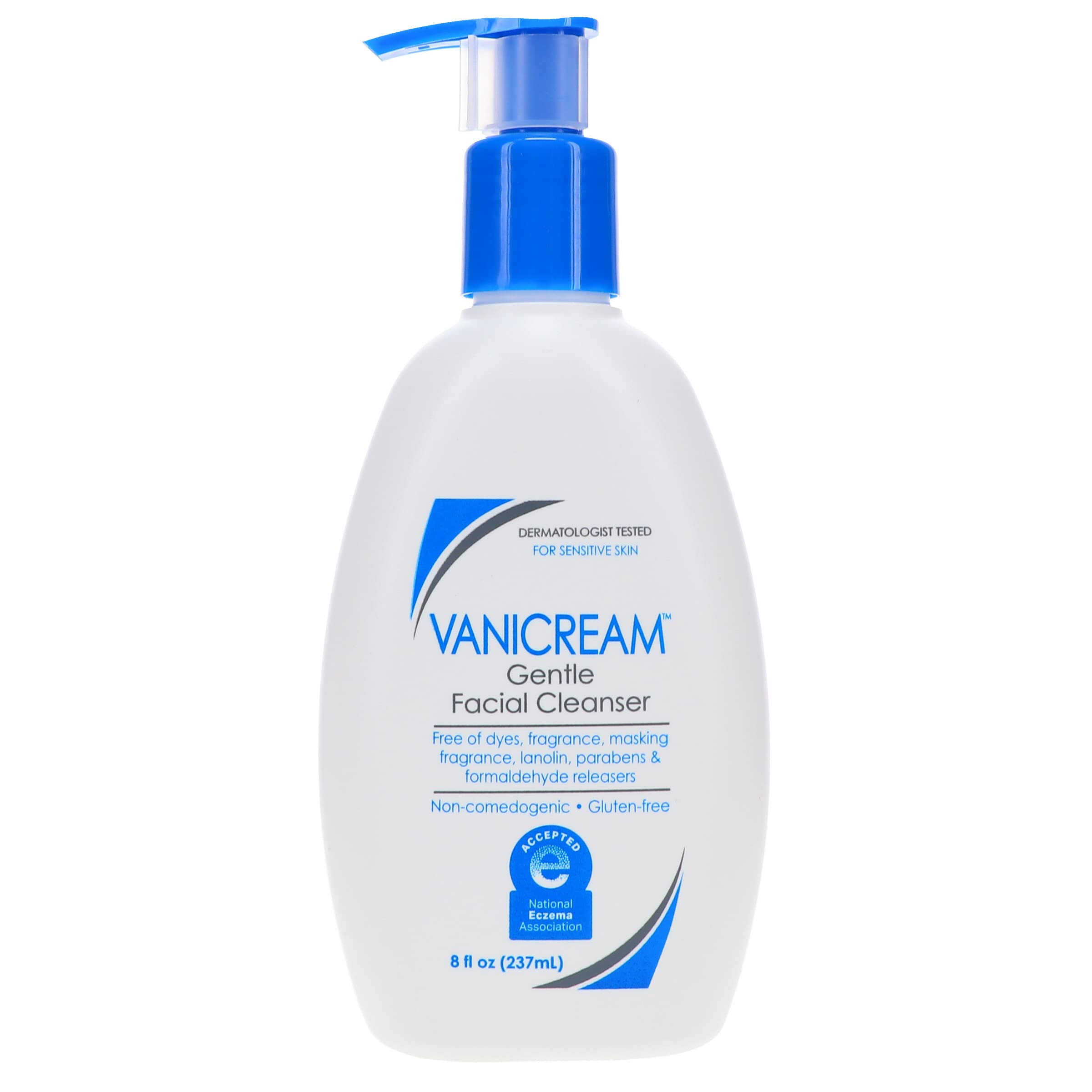 Vanicream daily routine image featuring a simple facial cleanse.
