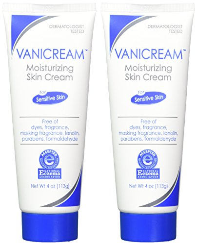 Vanicream Moisturizing Skin Cream close-up shows creamy texture with fragrance-free formula ideal for daily use.