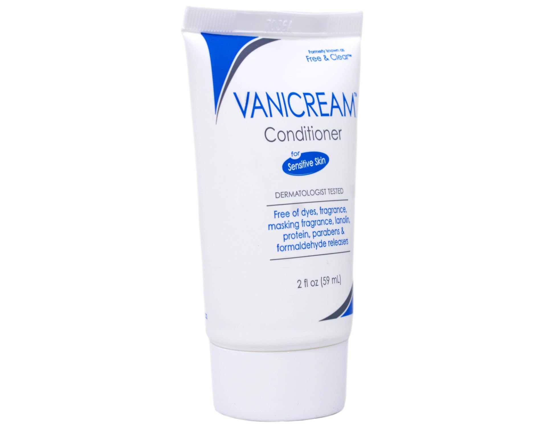 Vanicream shampoo lather in hand shows gentle cleansing action
