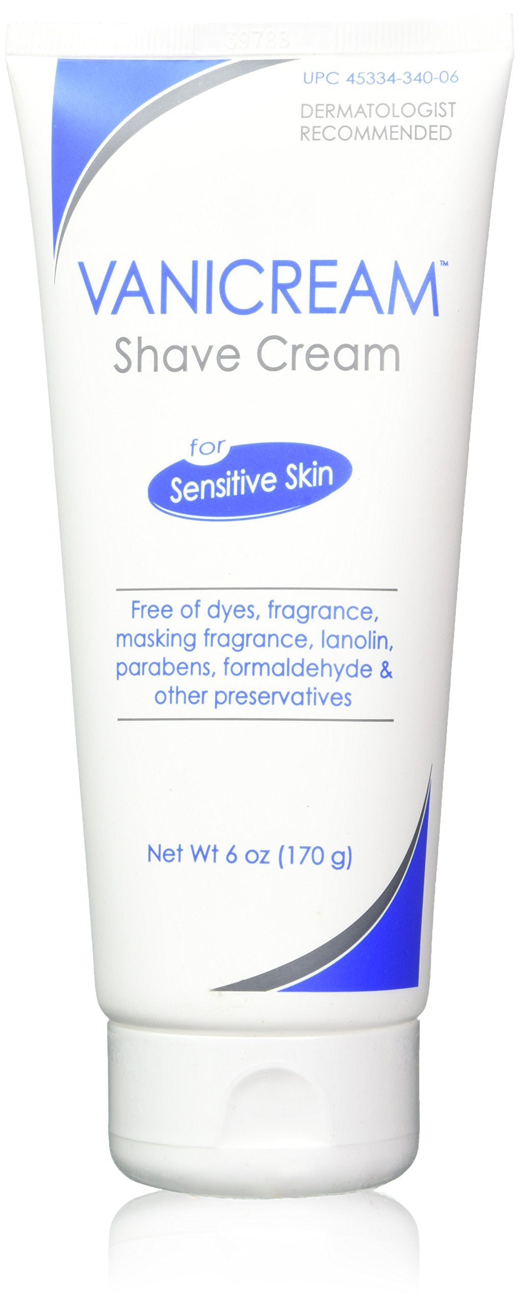 Vanicream Shave Cream for Sensitive Skin bottle with 2-pack packaging for convenient daily shaving.