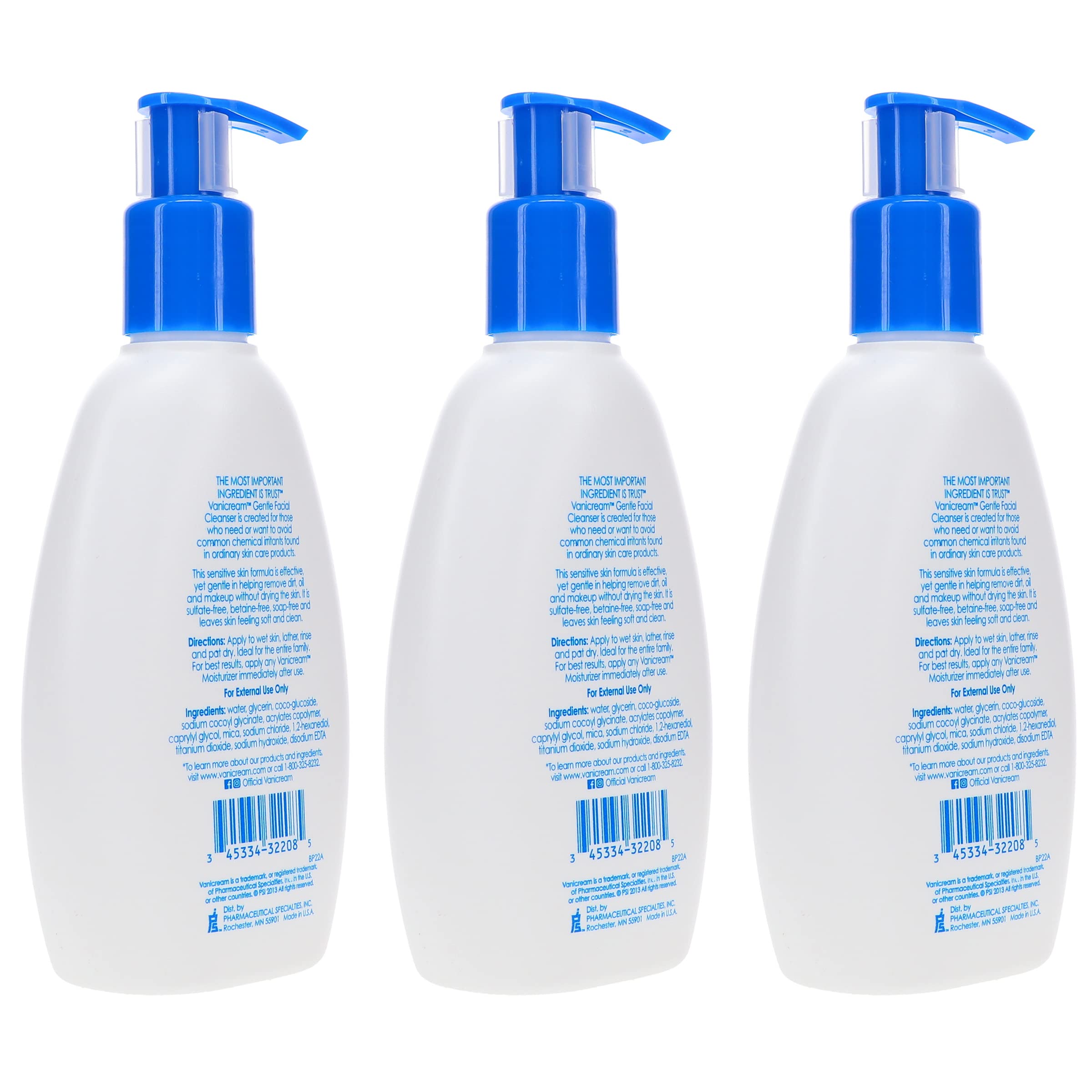 Vanicream being applied to remove makeup without irritation.