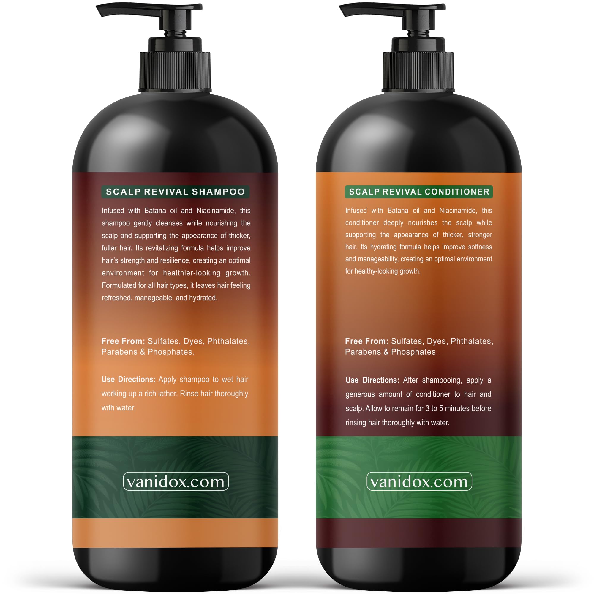 VANIDOX Batana Oil packaging uses recycled materials