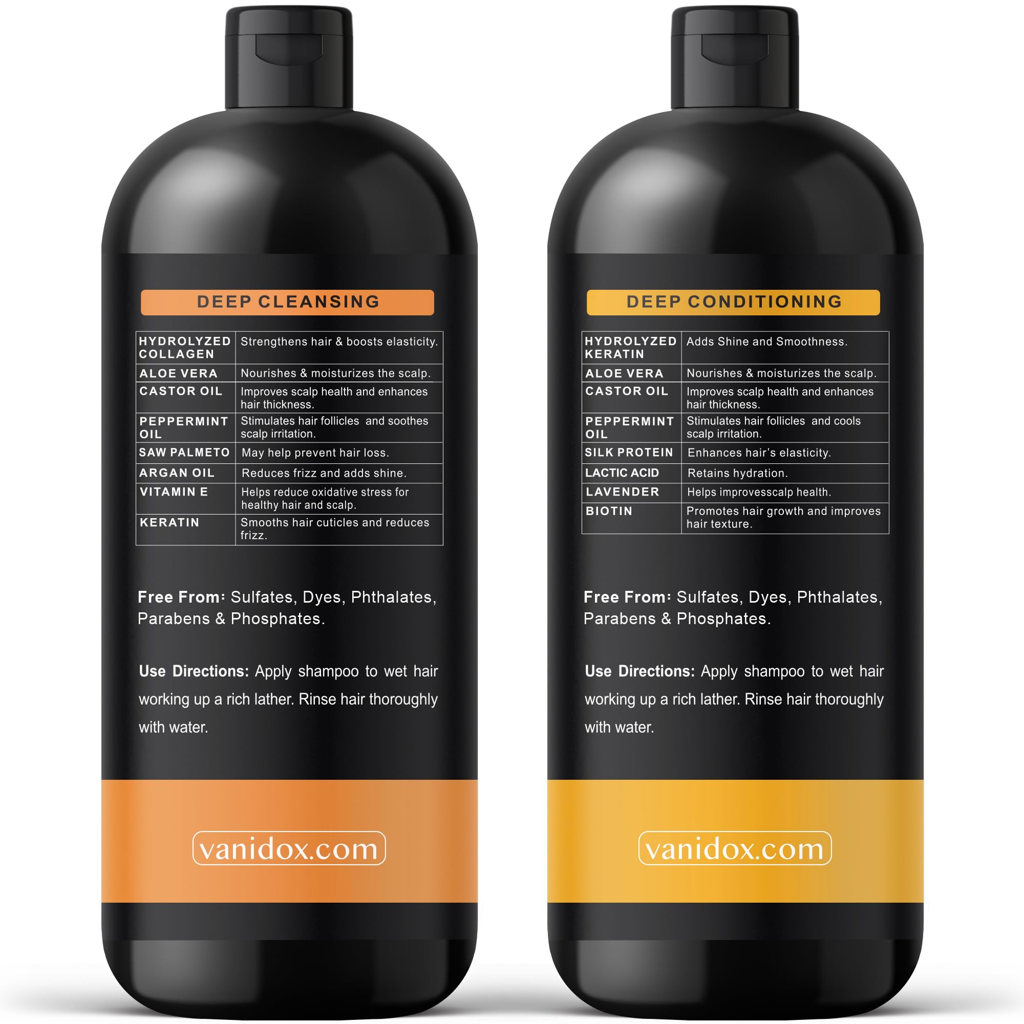 VANIDOX tea tree conditioner creamy texture eases application and conditioning