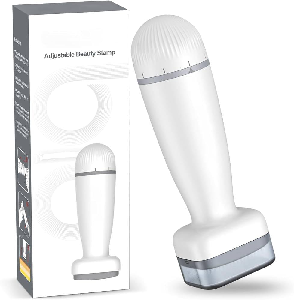 VANKEPYO Derma Roller face 0.25mm for smoother skin at home.