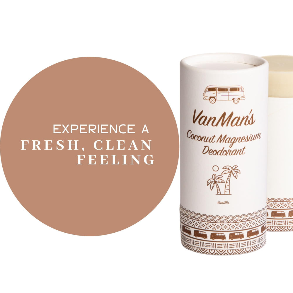 VanMan underarm application during workout demonstrates moisture-friendly feel and comfort