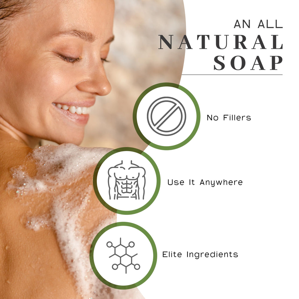 VanMan Tallow & Pine Tar Soap Bar body-lather delivers refreshing cleansing for hands and body