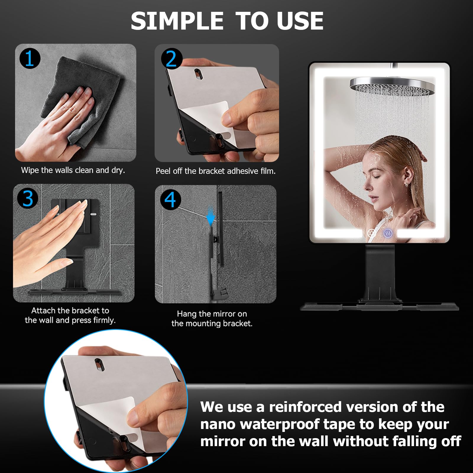 Vanmirr razor holder keeps grooming tools handy