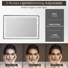 Vanmirr folding design portable mirror for travel and on the go grooming.