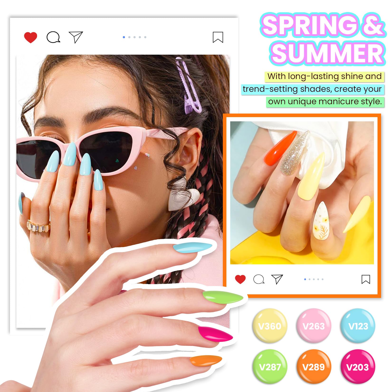 VANREESA 48W nail lamp image demonstrates even curing for durable salon-like finishes