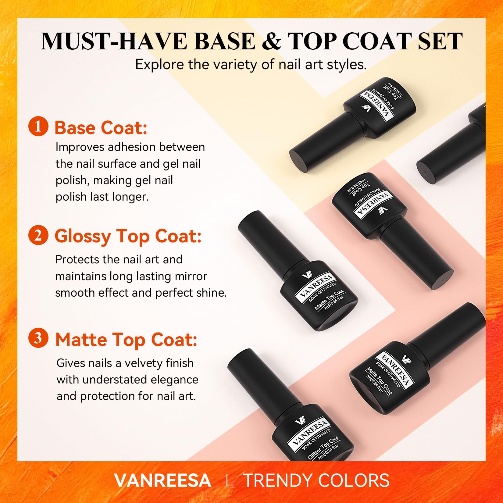 VANREESA fall color swatches for quick color matching and ideas