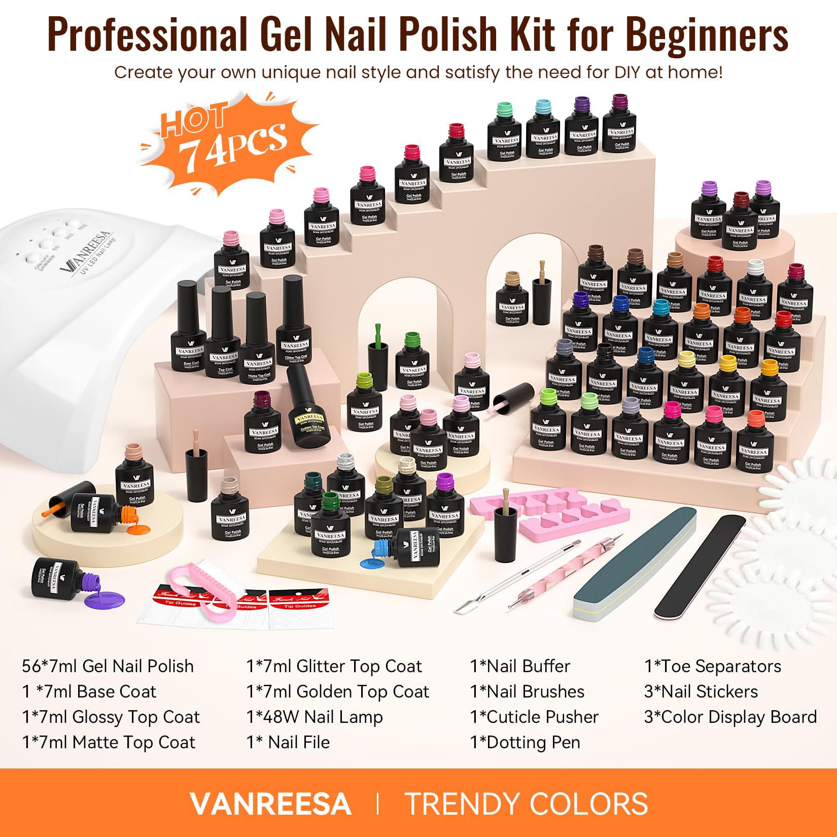 VANREESA all-season color palette enabling versatile looks