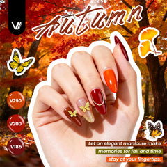 VANREESA glossy top coat bottle adds high shine