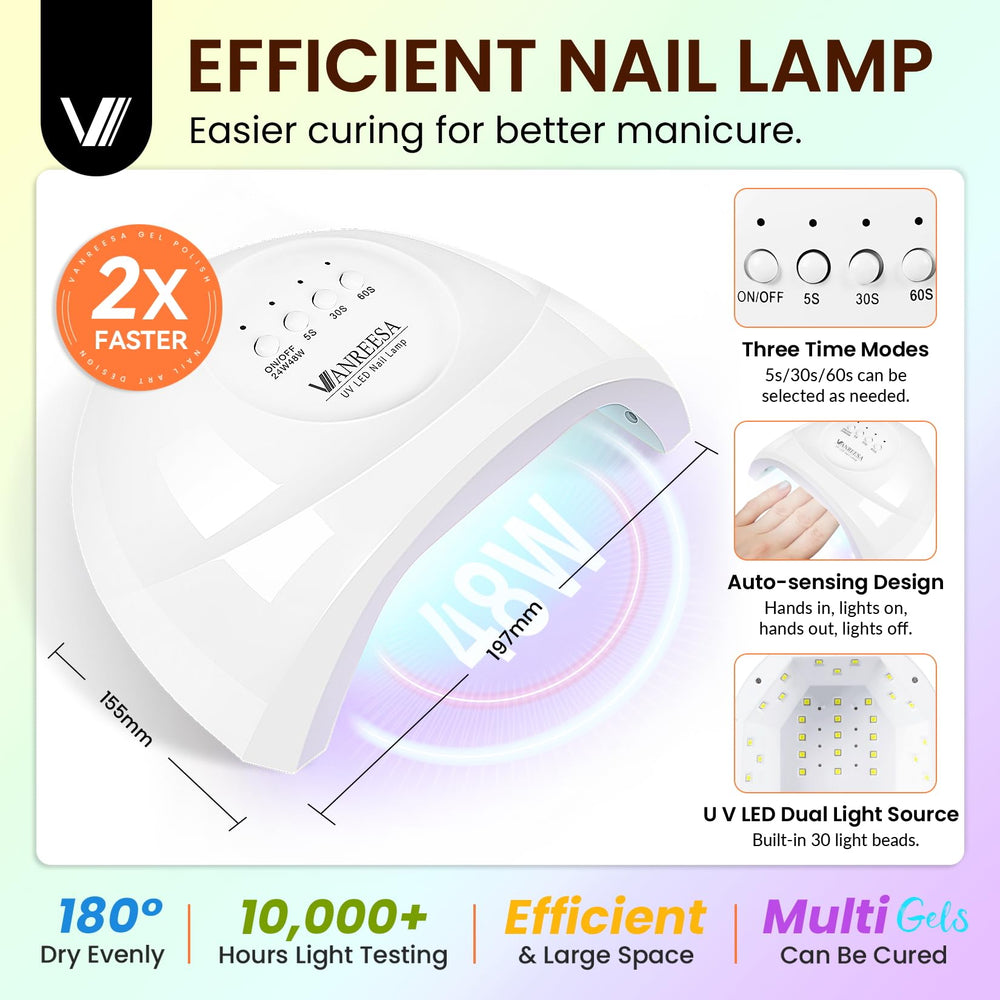 VANREESA manicure tools set included for nail prep