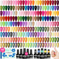 VANREESA gel nail polish set 55 colors for diverse at-home manicures