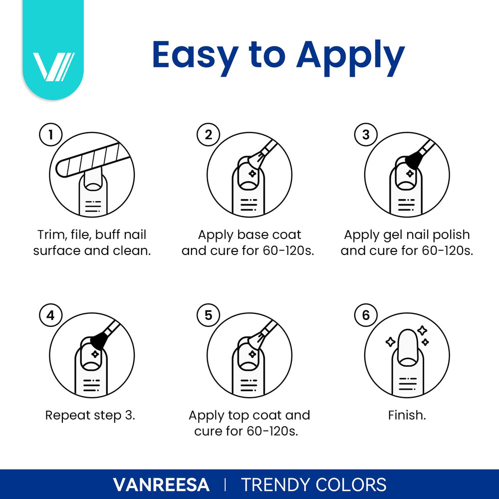 VANREESA gift-ready gel polish set packaging for gifting.