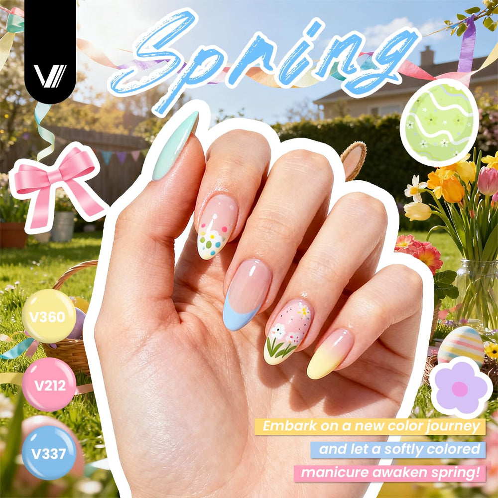 VANREESA glitter and gold top coats add luxe accents and dimensional effects.