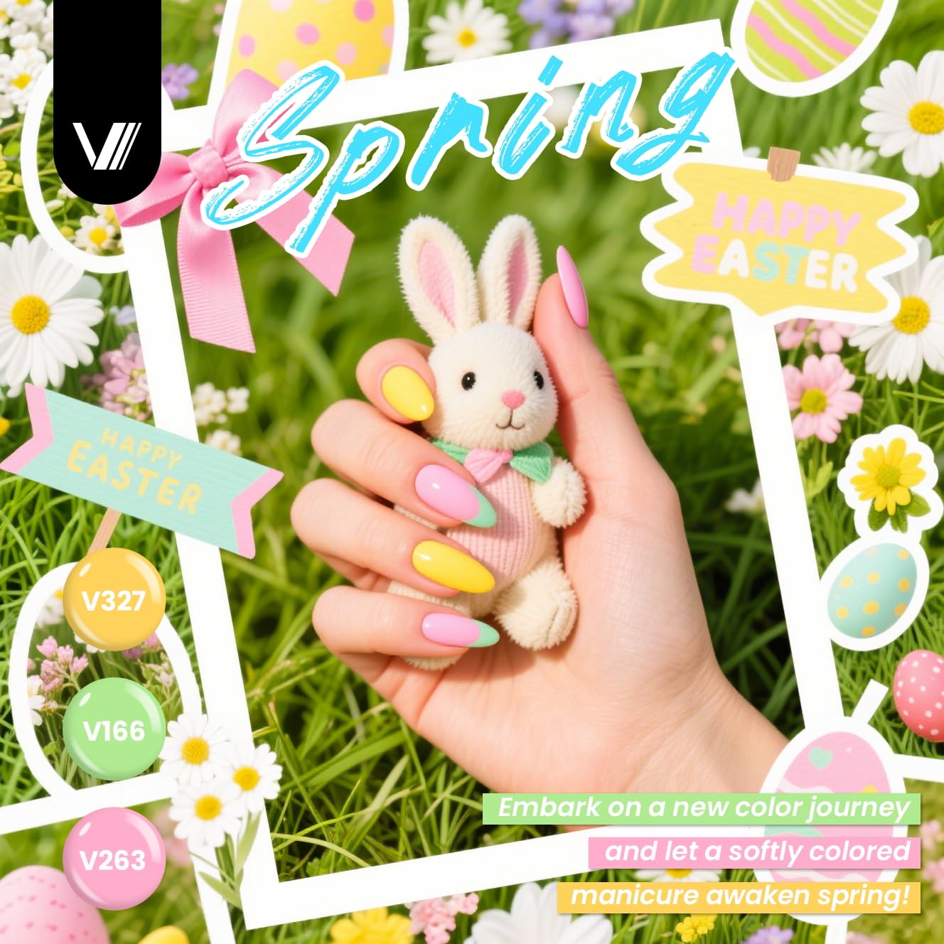 VANREESA glossy top coat 7ml adds a high-shine finish