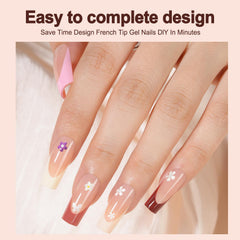 Vansiho long square nail tips close-up showing durable shape