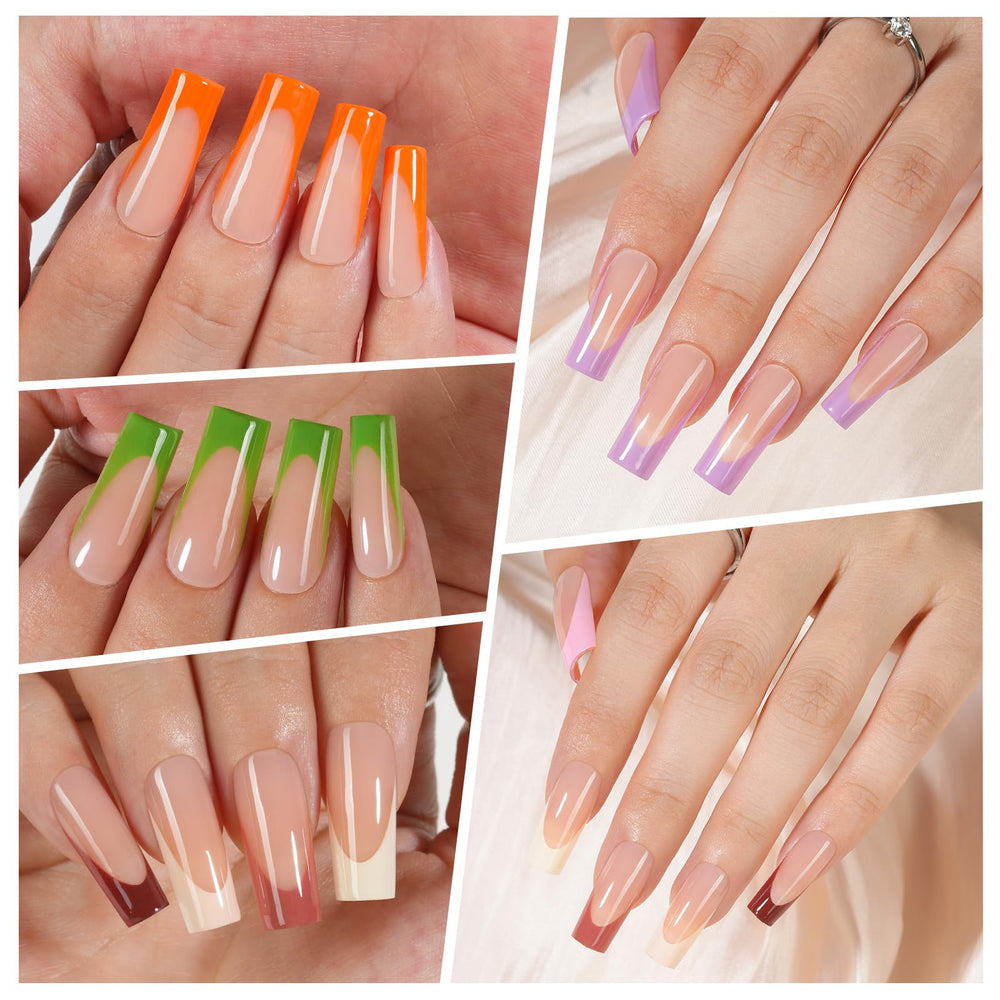 Vansiho soft gel material tips flex to prevent breakage and improve comfort