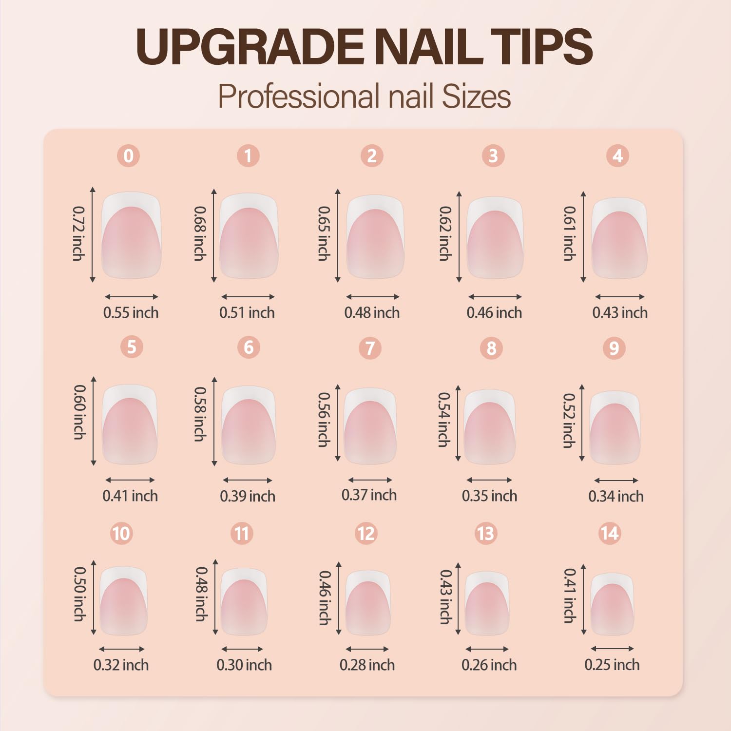 Vansiho square nail tips ideal for quick nail art at home.