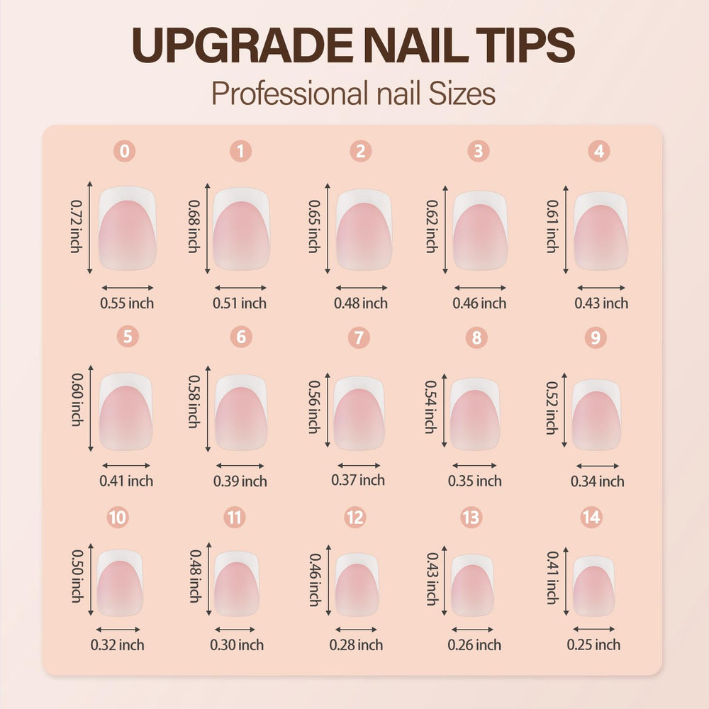 Vansiho square nail tips ideal for quick nail art at home.