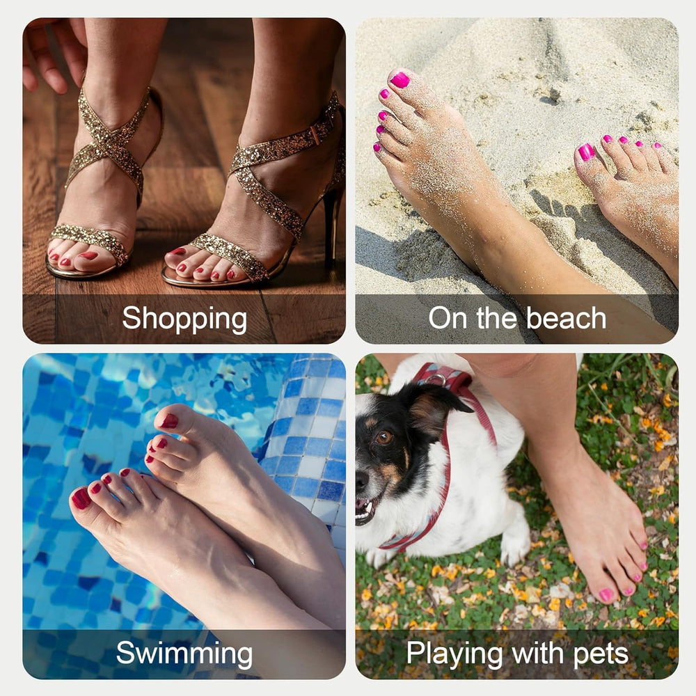 Vansiho toe nail collection of 150 pieces provides versatile options.