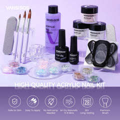 VANSISOS acrylic powder trio 30g each for versatile looks