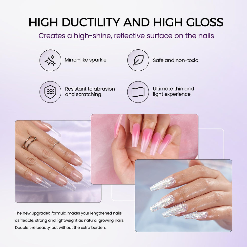 VANSISOS base and top coat: enhances adhesion and long-lasting shine.