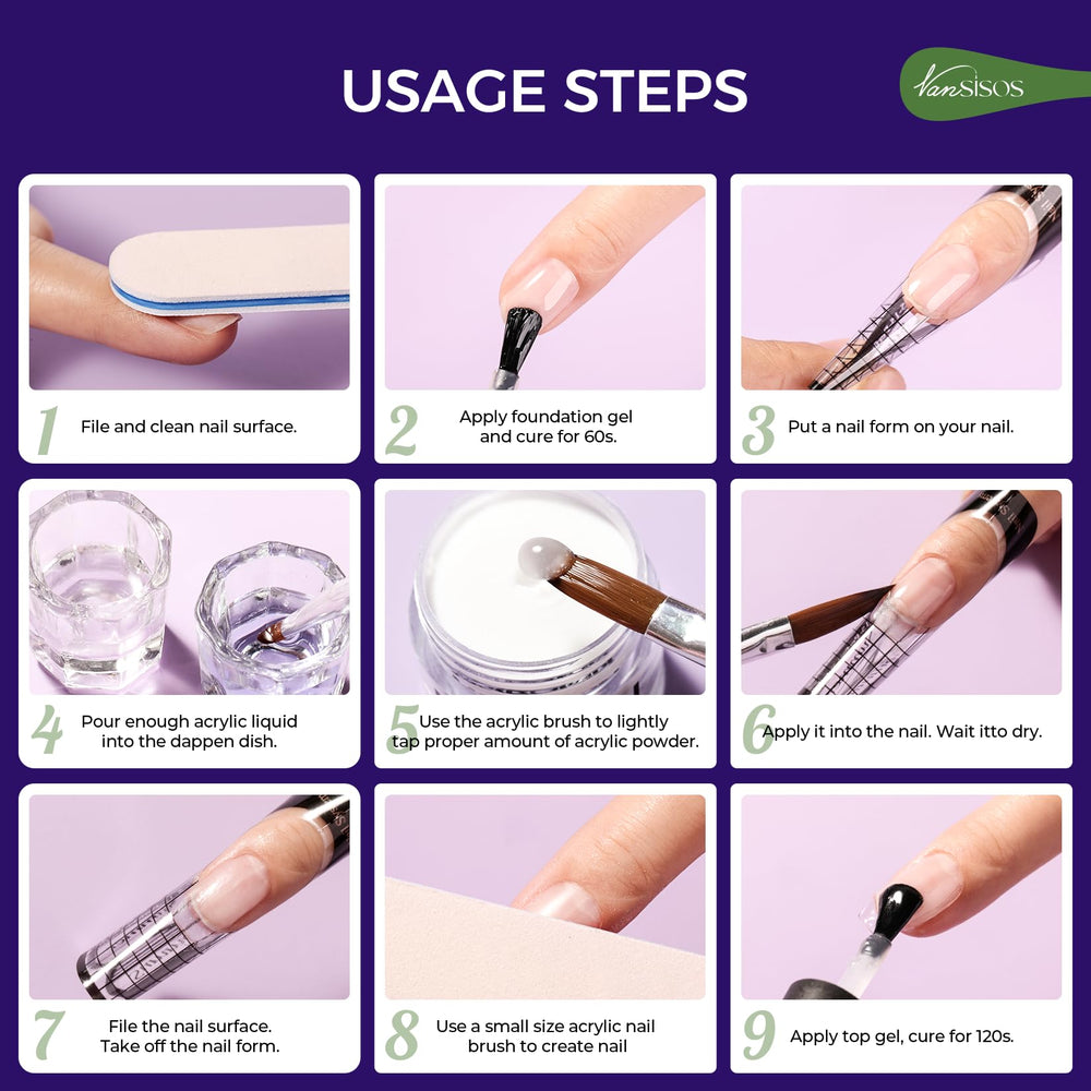 VANSISOS at-home manicure setup for creative DIY nail art.