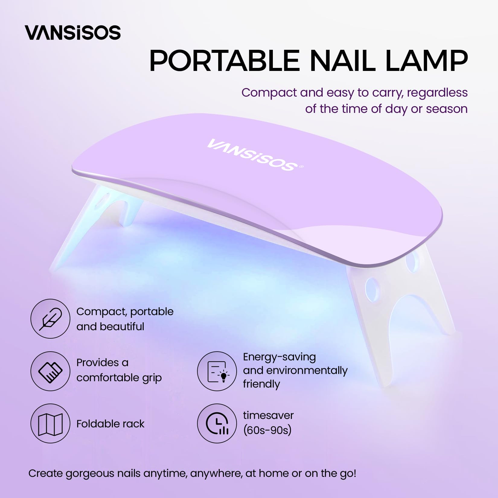 VANSISOS nail primer: improves adhesion for stronger extended nails.