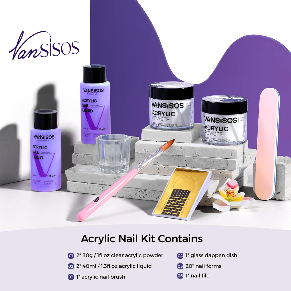 VANSISOS professional nail art tools enabling detailed designs.