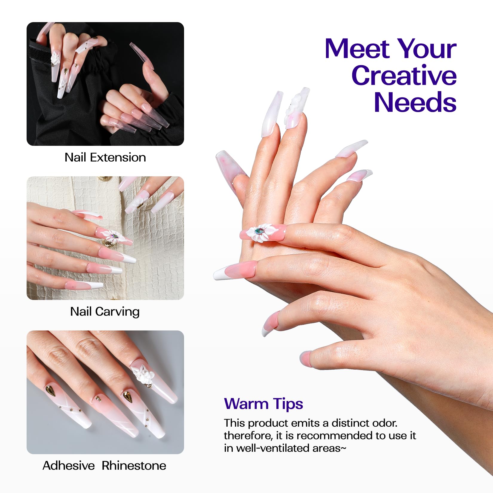 VANSISOS universal-powder-compatibility supports any acrylic powder for versatile looks.