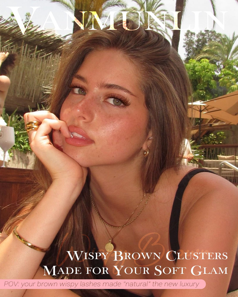 Vanssymunlin curl-cluster eyelashes kit lift gently eye-opening, soft definition.
