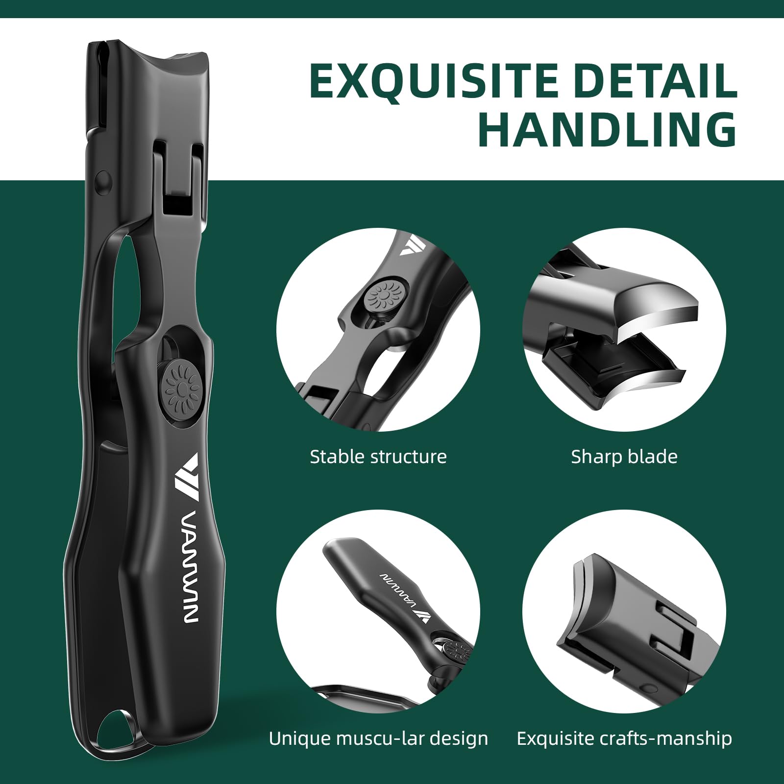 VANWIN leather case and storage keeps clippers organized