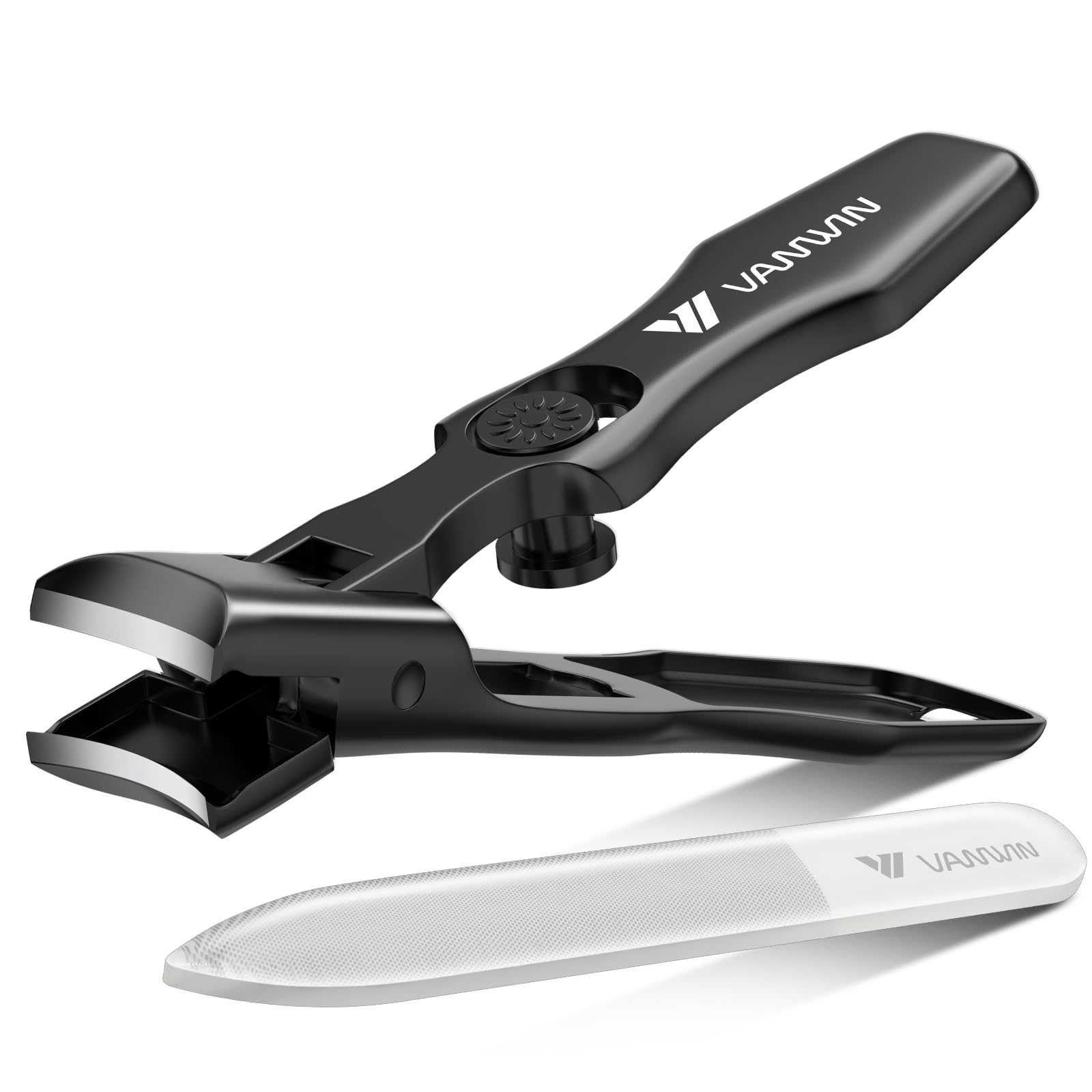VANWIN toenail-clippers wide-jaw 16mm in use for thick nails