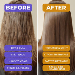 VAO Deep Conditioning Hair Mask on wet hair scene for easy detangling