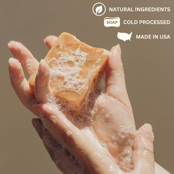 Varina Men's Variety Bar Soap creamy lather scene highlights refreshing wash and comfort.