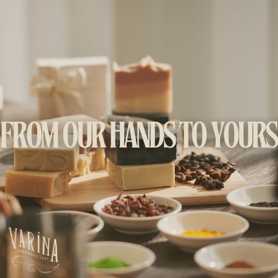 Varina Men's Variety Bar Soap sustainable packaging image emphasizes eco-friendly skincare.