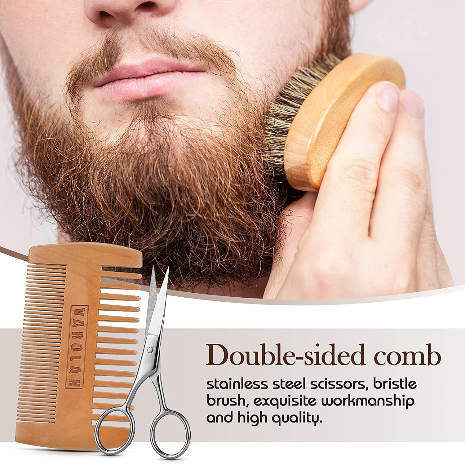 Varolan beard balm cedar-cologne offering conditioning and masculine aroma.