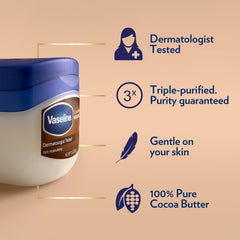 Vaseline Cocoa Butter Healing Jelly lip-softening on-the-go application