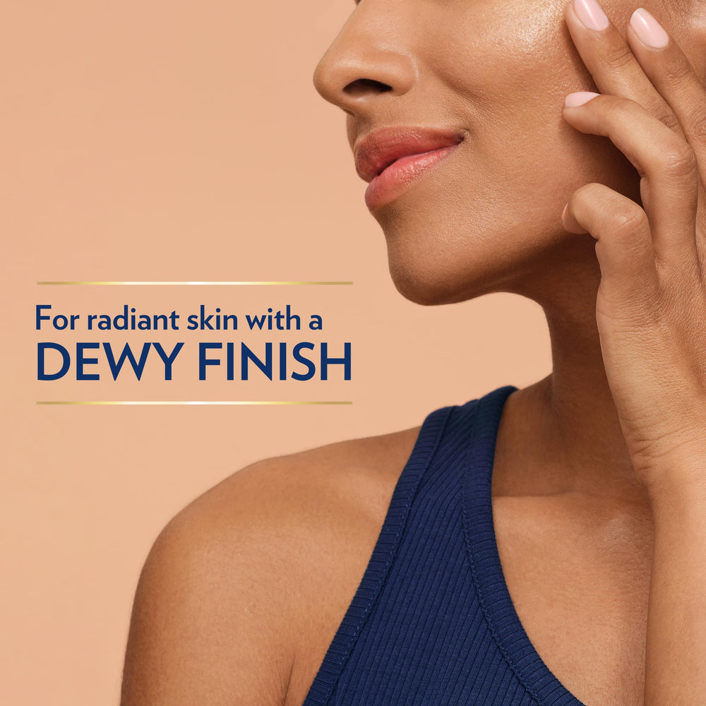 Vaseline Cocoa Shimmer Jelly Stick being rubbed on skin for easy glide