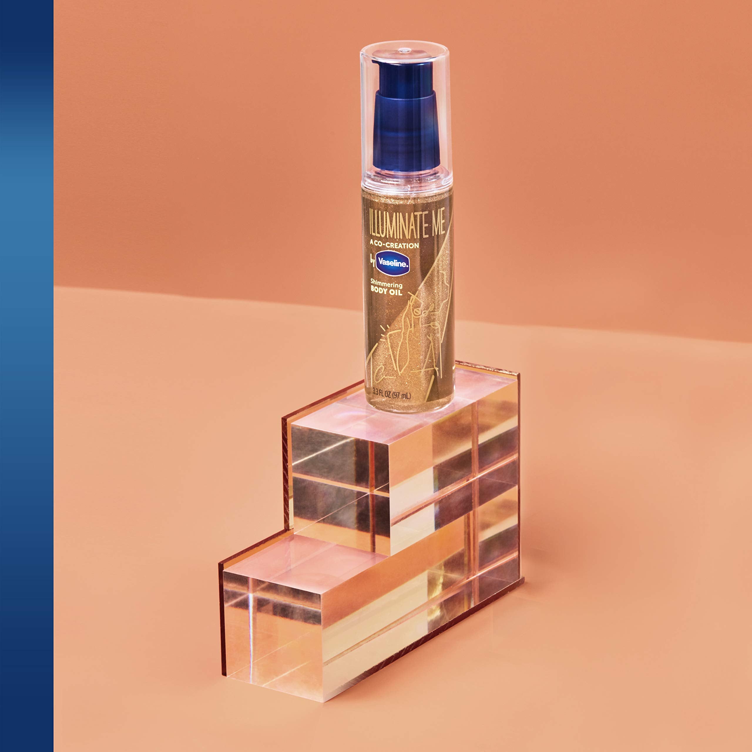 Vaseline Illuminate Me after-shower-routine enables quick shimmer hydration