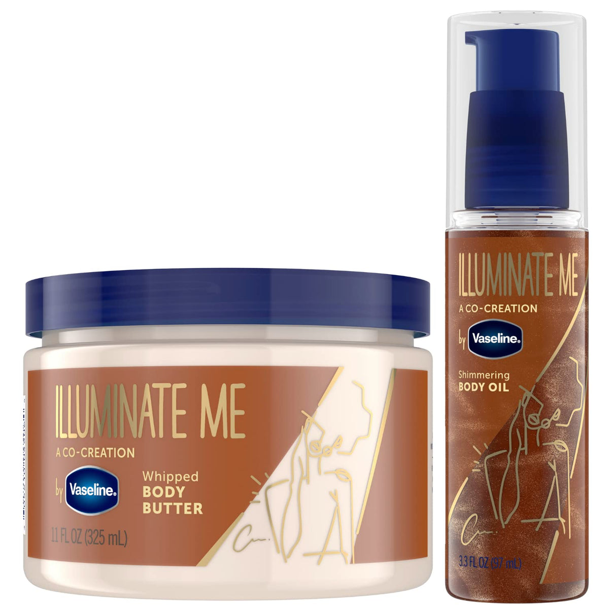 Vaseline Illuminate Me body butter jar – whipped texture delivers all-day moisture