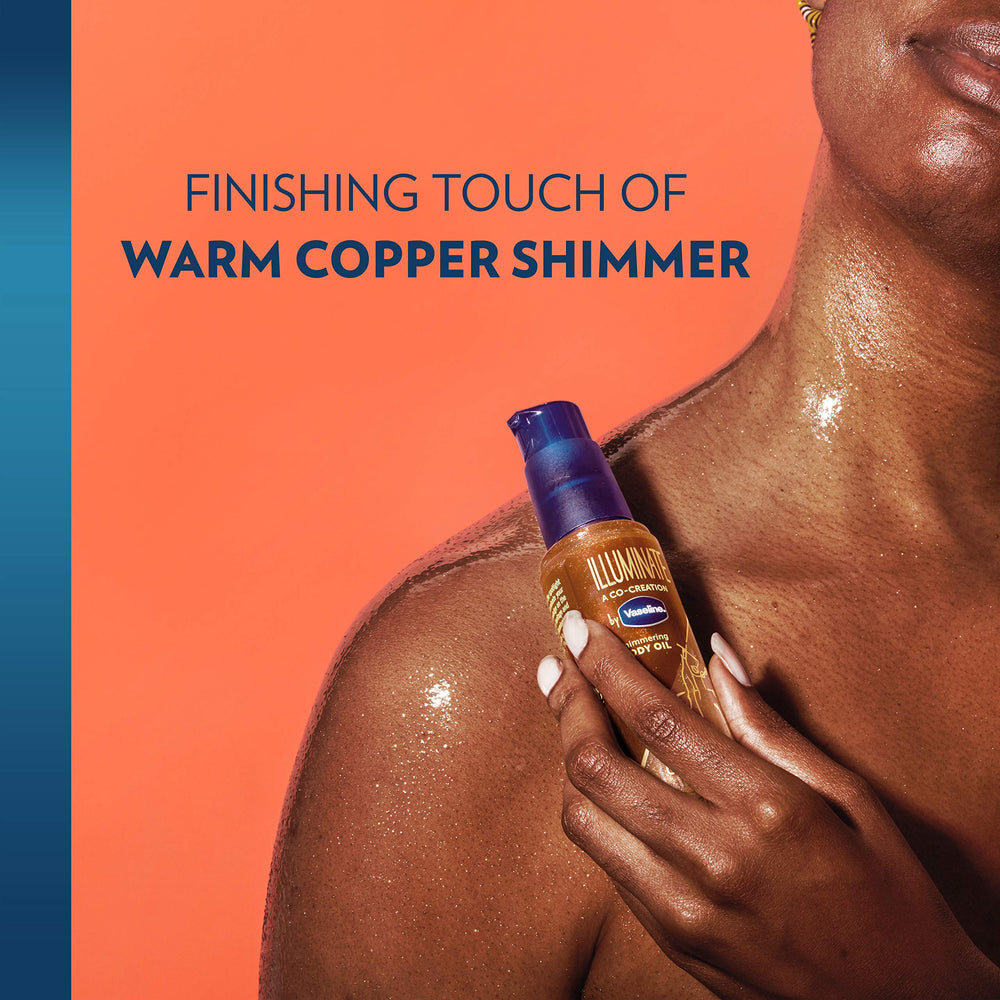 Vaseline Illuminate Me ethically-sourced-mica highlights eco-friendly ingredients