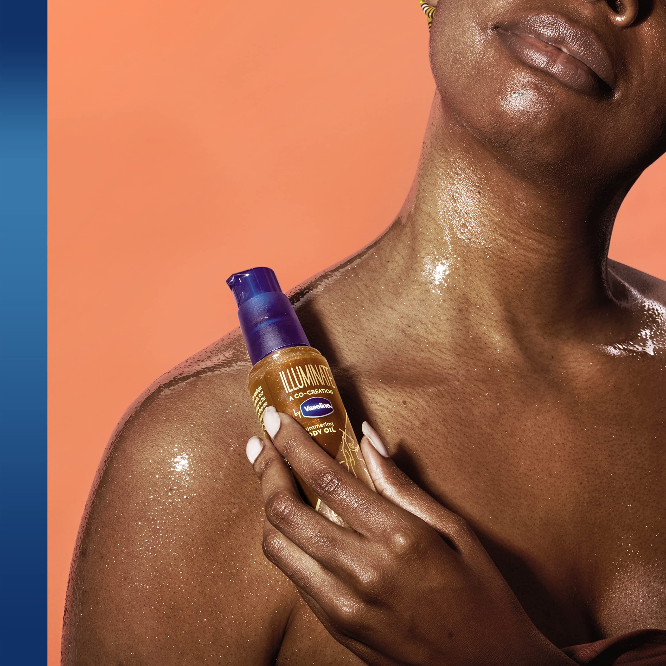 Vaseline Illuminate Me oil with rich, moisturizing luster