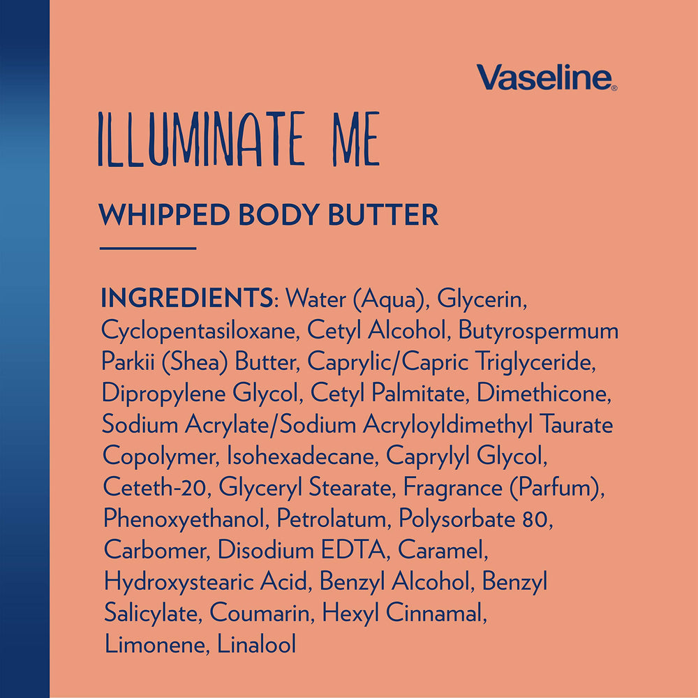 Vaseline Illuminate Me fragrance closeup for fragrance-enhanced self-care.