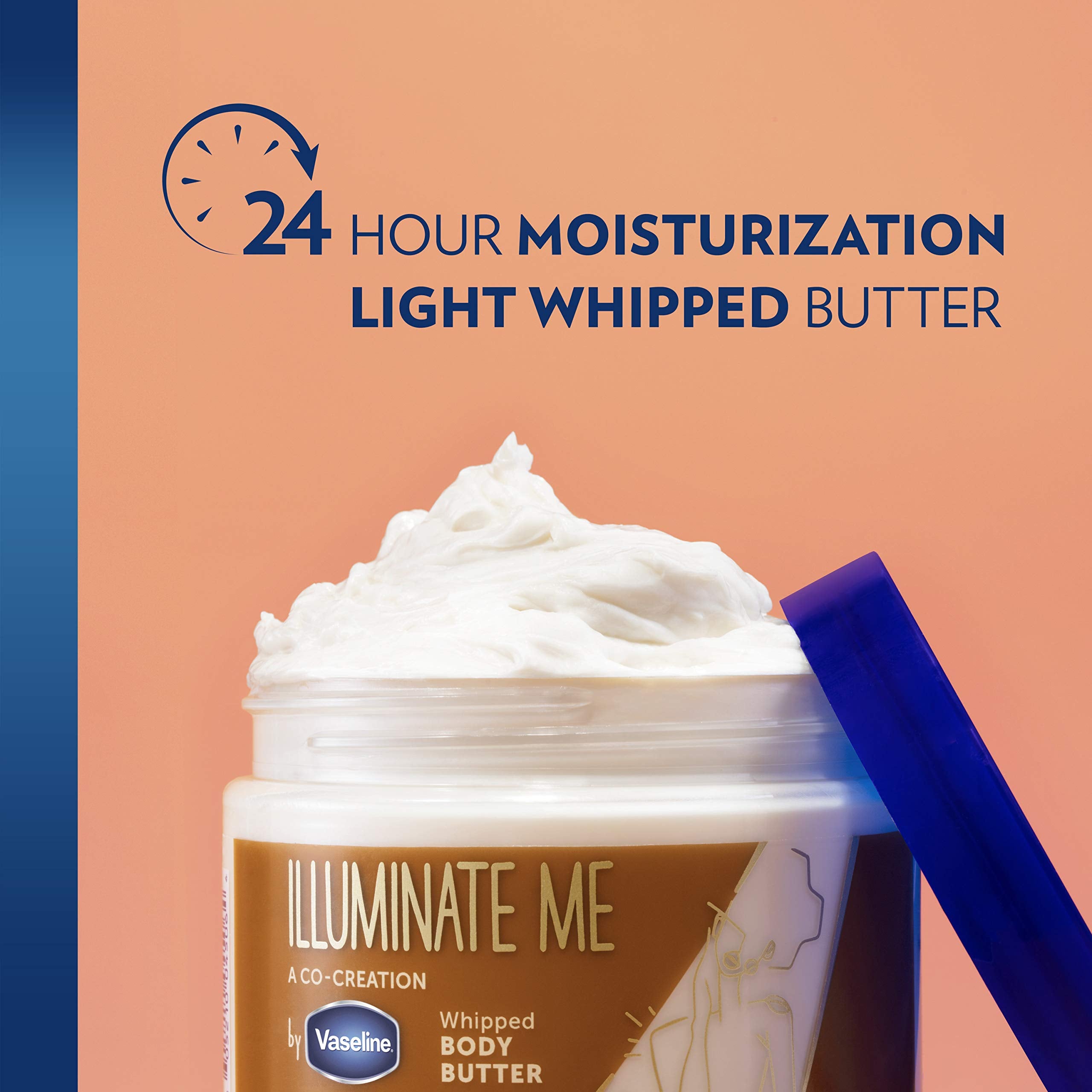 Vaseline Illuminate Me recyclable jar communicates eco-conscious choice.
